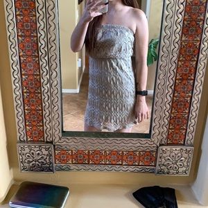 Nice comfy strapless mini dress